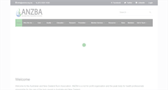 Desktop Screenshot of anzba.org.au