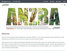 Tablet Screenshot of anzba.org.au